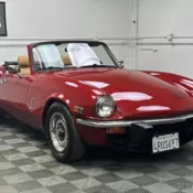 1974 TRIUMPH SPITFIRE 1500 MK4 CONVERTIBLE. CARMINE RED WITH BISCUIT TRIM.