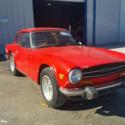 1974 Triumph TR-6 Convertible 72165 Miles Red Convertible 2.8Chevrolet V6 Automa