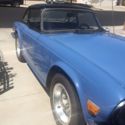 1974 TRIUMPH TR-6 CONVERTIBLE w/HARDTOP, British Blue w/black, 4spd w/Overdrive