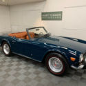 1974 TRIUMPH TR-6. MALLARD BLUE WITH TAN TRIM. HIGHLY ORIGINAL CAR, 88,402 MILES