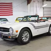 1974 Triumph TR6  1 Miles White Convertible 2.5 Liter 6cylinder Supercharged 4-S