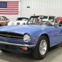 1974 Triumph TR6  41635 Miles Blue Convertible 2.5L 6cyl 4-speed w/od