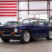 1974 Triumph TR6 Convertible 61436 Miles Sapphire Blue Metallic Convertible Inli