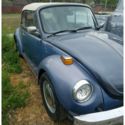 1974 Volkswagen Beetle Convertible Blue RWD Manual Superbeetle