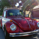 1974 VOLKSWAGEN BEETLE-  CUSTOM CANDY RED/WHITE BEAUTY