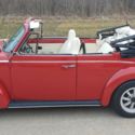 1974 Volkswagen Beetle (Pre-1980) Convertible Red RWD Manual Karminn Ghia