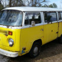 1974 Volkswagen Bus Oriental Blue/ Pastel White bay window transporter microbus