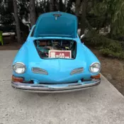 1974 Volkswagen Karmann Ghia Convertible Blue