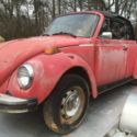 1974 vw beetle karmann convertible- original condition patina
