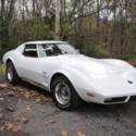 1974 White Chevrolet Corvette Stingray, Great Condition
