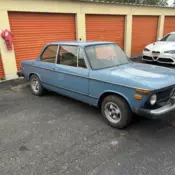 1975 BMW 2002 2.0L Engine Transmission Fresh Pastel Blue Paint