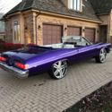 1975 BUICK LESABRE CONVERTIBLE CANDY PAINT 26&#034; VELLANO