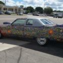 1975 CADILLAC COUPE DE VILLE ART CAR BILLBOARD SIGN FINS ATTRACT ATTENTION