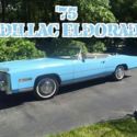 1975 Cadillac Eldorado convertible + 76 &quot;parts car&quot;