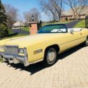1975 CADILLAC ELDORADO CONVERTIBLE BOMBAY YELLOW! WHITE LEATHER! GORGEOUS! WOW!
