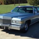 1975 Cadillac Fleetwood Brougham Baby Blue Leather Interior
