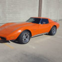 1975 Cheverolet Corvette 4 Speed AC T-Top Rare color flame Red code 70