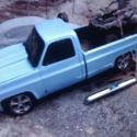 1975 Chevrolet C10/K10 Pickup Blue RWD Automatic custom