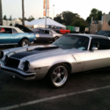 1975 Chevrolet Camaro show car Silver & Black  383 Engine 700R4 Trans New Paint