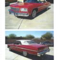 1975 Chevrolet Caprice Classic Convertible, Red with white top and interior