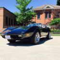 1975 Chevrolet Corvette - Beautiful Black Paint- 350CI V8 - Silver leather inter