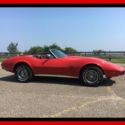 1975 Chevrolet Corvette Convertible 4 Speed Red Convertible 350 Manual