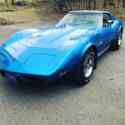 1975 Chevrolet Corvette Sportscar Blue RWD Manual deluxe