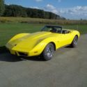 1975 Chevy Corvette Stingray Convertible Yellow 4 Speed 350 L-48 54,000 Miles