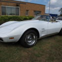 1975 Corvette Convertible -Air Cond. -White/Saddle 76,809 Miles -L48 #&#039;s Match