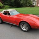 1975 Corvette Convertible, rare matching number L-82, 1974, 1973