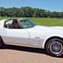 1975 Corvette Coupe Number Matching White T-Tops