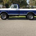 1975 Ford F-250 4X4 highboy Ranger XLT 1 owner original blue plate rust free