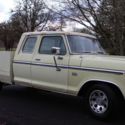 1975 Ford F-250 Extended Cab Turbo Charged Propane Engine Flatbed