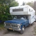 1975 Ford F-350 Custom w/Camper FE 390 V-8 Very Solid 103,000 Miles No Reserve