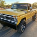 1975 Ford F250 4WD built up 460 AC Monster Truck 74926 Miles Yellow Pickup Truck