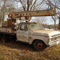 1975 Ford F350 Bucket Ladder Pickup Truck Dual Wheel 10,000 lb 360 V8 4spd Dana