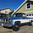 1975 GMC C25 Pickup Blue RWD Automatic Sierra Classic