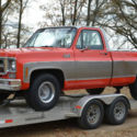 1975 GMC Sierra Classic 1/2 ton fleetside pickup truck fixer-upper-454ci engine.