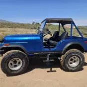 1975 Jeep CJ 5 Blue