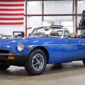 1975 MG B  93580 Miles Tahiti Blue Convertible 1.8L I4 4-Speed