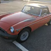 1975 MG MGB Mk II Convertible Orange RWD Manual