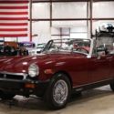 1975 MG Midget  52984 Miles Dark Red Convertible 1493cc 4 Cylinder 4 Speed Manua