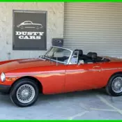 1975 MGB 1-OWNER GARAGED LOW MILES ORIGINAL PAINT SOLID