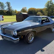 1975 Oldsmobile Cutlass Black Hurst Olds W-25