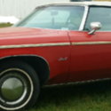 1975 OLDSMOBILE DELTA 88 ROYALE CONVERTIBLE 102K MILES RED