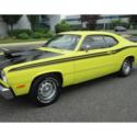 1975 Plymouth Duster V8 3 Speed Yellow 1 Owner Restored & Upgraded Must See