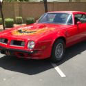 1975 Pontiac Firebird Trans Am. Red 6.6 Nice Shape, Saturday Night Cruiser