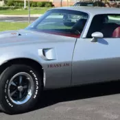 1975 Pontiac Firebird Trans Am Sterling Silver 400 V8 Auto Restored Original Ex