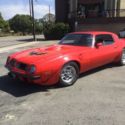 1975 Pontiac Trans Am 400/ Th400 auto Trans , Buccaneer Red/Factory 4 speed Car