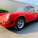 1975 Porsche 911 Targa, Red with Black interior - No Rust - No Accidents